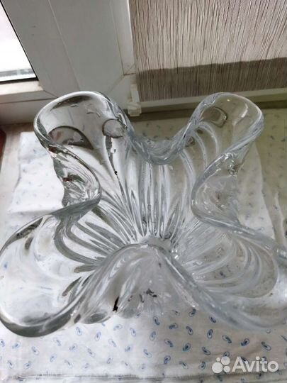 Царевна лебедь -Хрустальная ваза