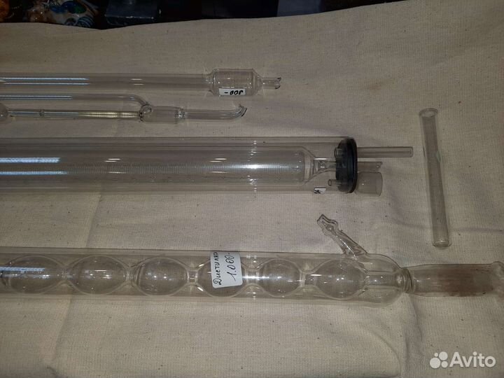 Посуда стекло химическая пробирки колбы и т.д