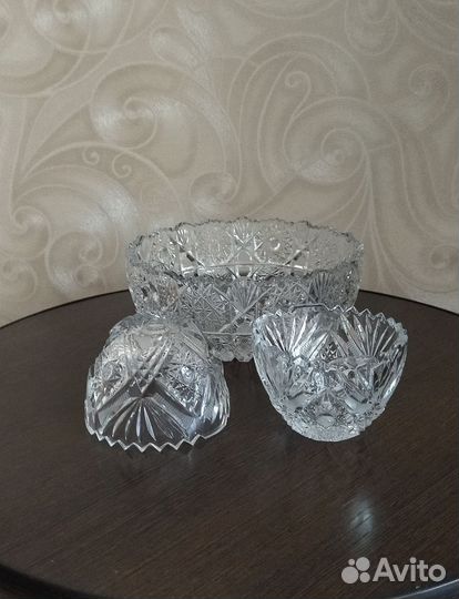 Хрусталь СССР, салатник,креманка
