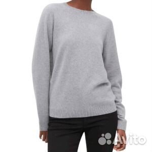 Джемпер Uniqlo Cashmere 3D Knit Seamless, светло-с