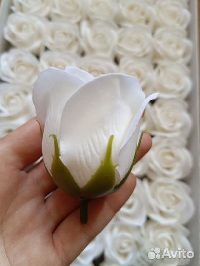 Мыльные розы в коробке