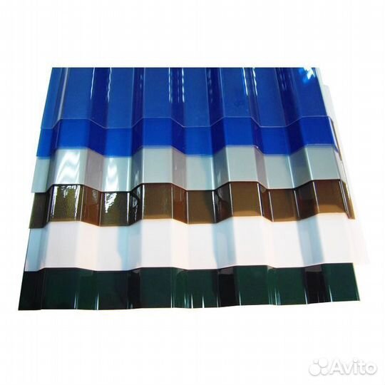 Поликарбонат профилированный С-21 Бронза