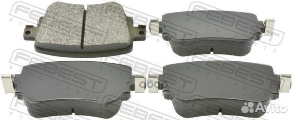 Колодки тормозные задние 2601-octa7R Febest