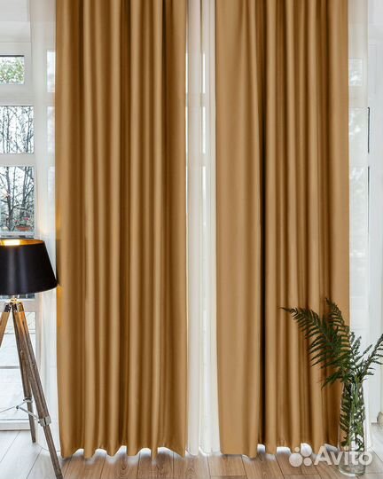 Портьеры блэкаут Марсель готовые шторы