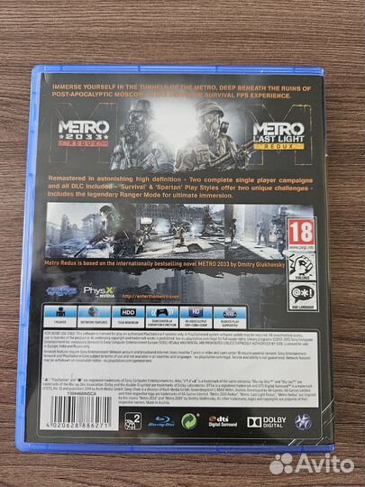 Metro redux ps4