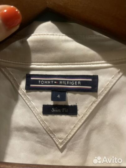 Рубашка женская белая tommy hilfiger