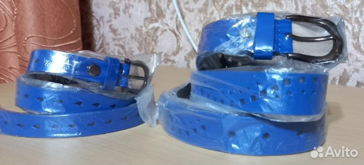 Ремень из натуральной кожи, новый