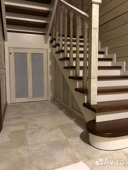 Лестница на металлокаркасе / изготовление лестниц