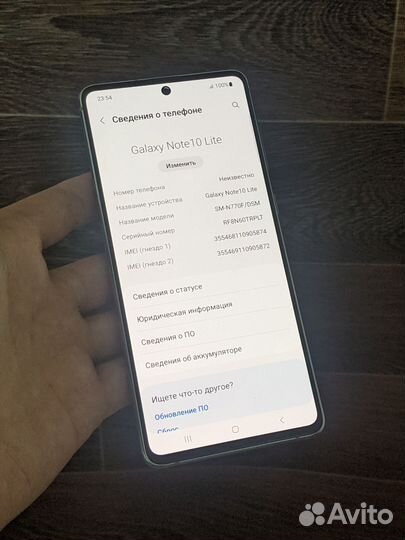 Samsung Galaxy Note 10 Lite, 6/128 ГБ