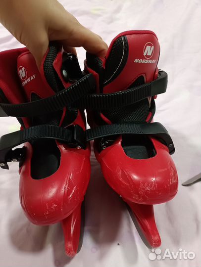 Коньки хоккейные раздвижные Nordway