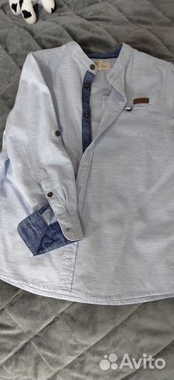 Рубашки, шорты, брюки рост 122 h&m