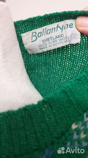 Джемперы винтажный ballantyne Шотландия 100%шерсть