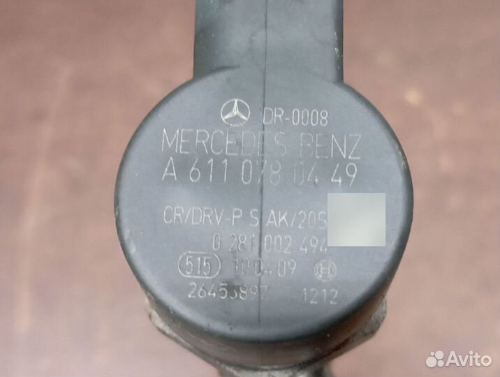 Рейка топливная левая Mercedes Ml W164 642.940