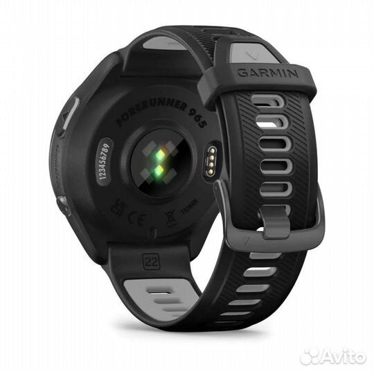 Смарт-часы Garmin forerunner 965 с черным ремешком