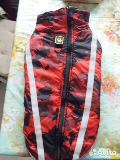 Утепленная курточка-жилетка для собаки