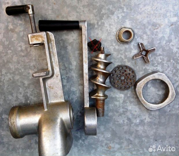 Мясорубка ручная на запчасти