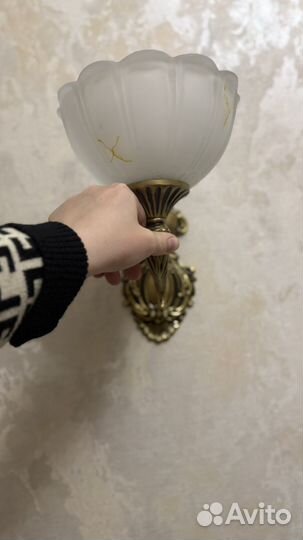 Бра настенное круглое бу