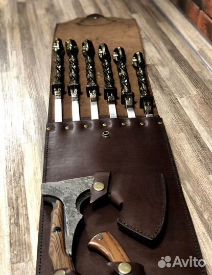 Шампура ручной работы (подарочный набор)