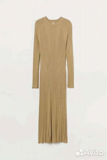 Н&М платье в рубчик