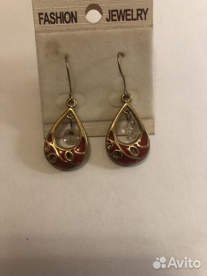 Серьги бижутерия
