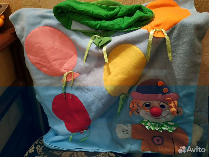 Накидка-полотенце для ребёнка ручная работа