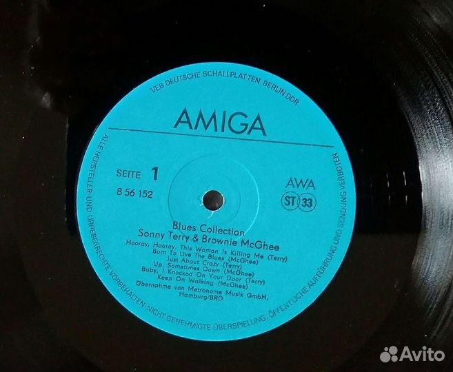 Sonny Terry and Brownie Mc Ghee lp Germany