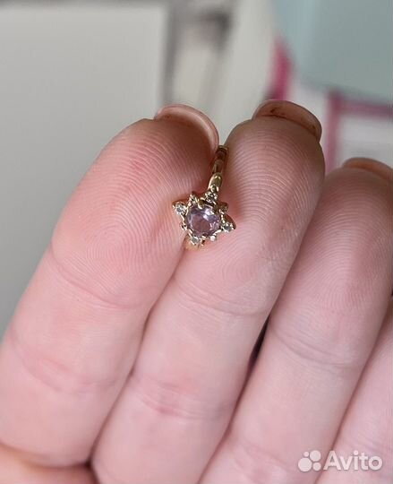 Детские золотые сережки бу