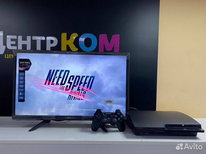 Прошитая Sony PS3 Slim 120GB + много игр