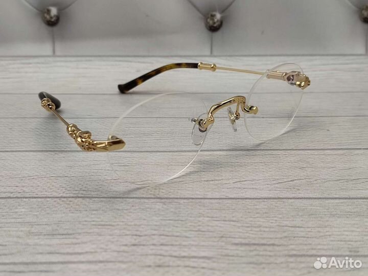 Оправа очки овальные chrome hearts
