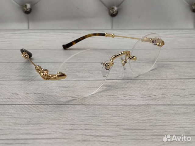 Оправа очки овальные chrome hearts
