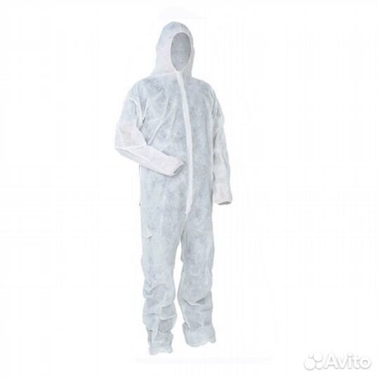 Комбинезон защитный одноразовый (Спандбонд) M