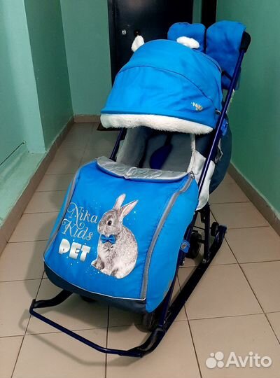 Санки коляска ника 7-2