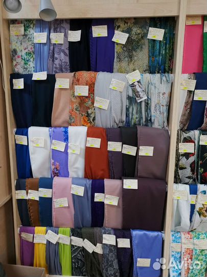 Отрез ткани хлопок, вискоза, лен и др