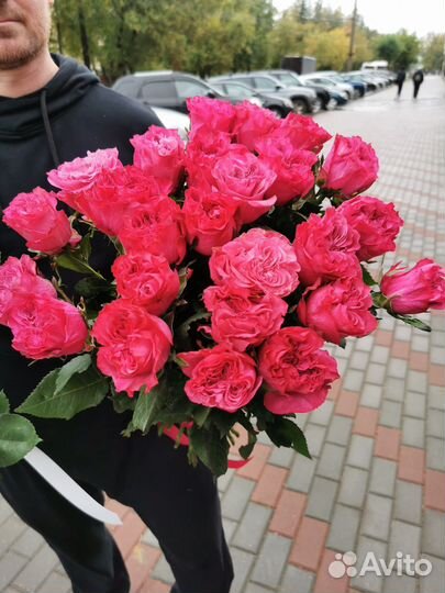 Букет роз Пионовидные розы букет Розы в Кирове