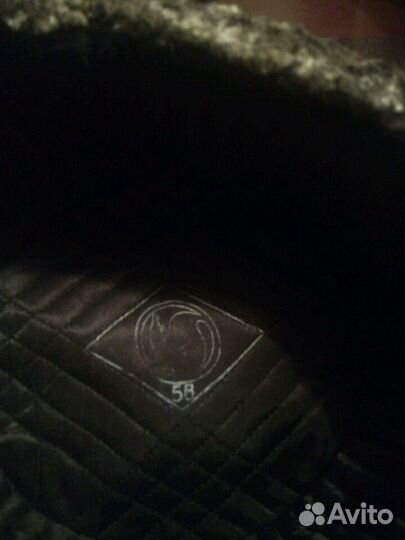 Шапка каракуль с воротником