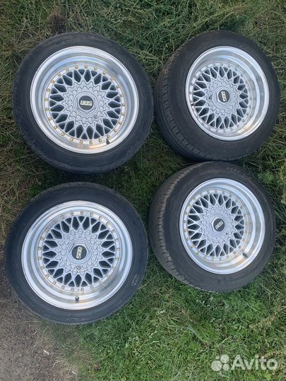 Литые диски BBS RS Silver R16 и резина