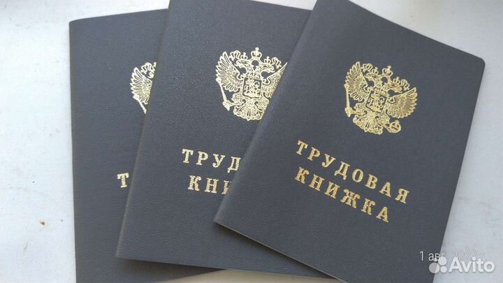 Трудовая книжка ТК