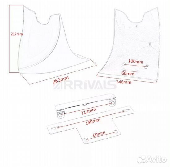 Нижний передний спойлер подбородок обтекатель