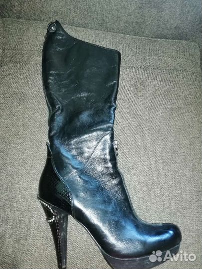 Сапоги осень весна женские демисезонные 39 размер