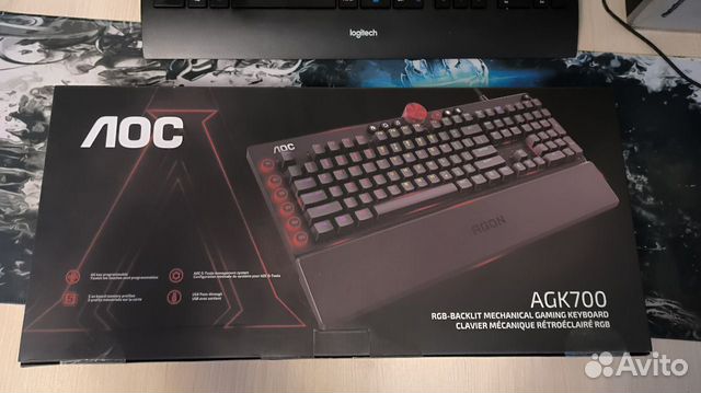 Клавиатура AOC AGK700 RED объявление продам