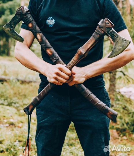 Топор ручной работы кованый Варяг
