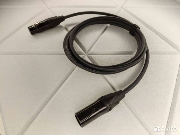 Xlr штекер на Xlr гнездо mogami 2549