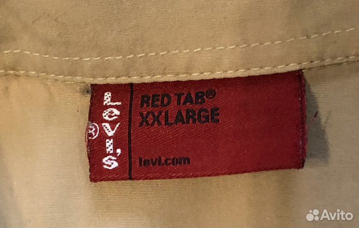 Теплая рубашка Levis Red Tab, оригинал