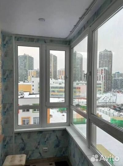Остекление окон и балконов пвх