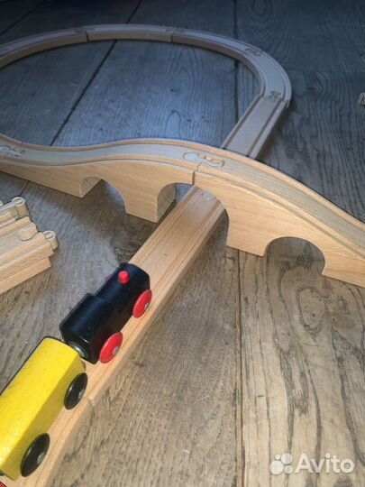 Игрушка железная Дорога деревянная IKEA