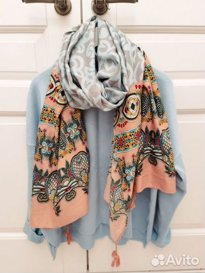 Шарф палантин zara этно