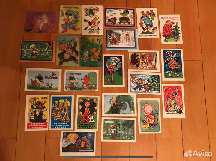 Календарики карманные 60-е, 70-е, 80-е года