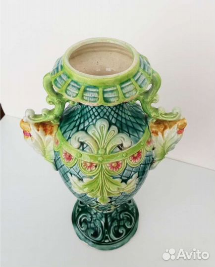 Ваза Фаянс майоликаначало 20 века