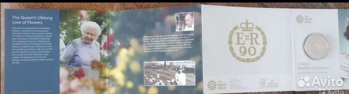 Монета Великобритания 5 фунтов 2016 год