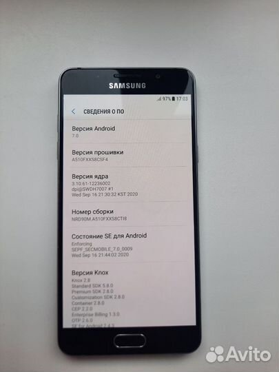 Samsung Galaxy A5 (2016) SM-A510F, 2/16 ГБ